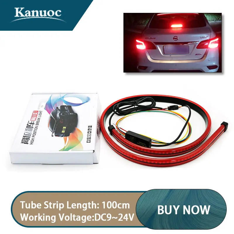 1 м багажник стоп сигнал для Lada Vesta Granta Opel Astra h J Insignia Corsa d Zafira B Vectra C светодиодная