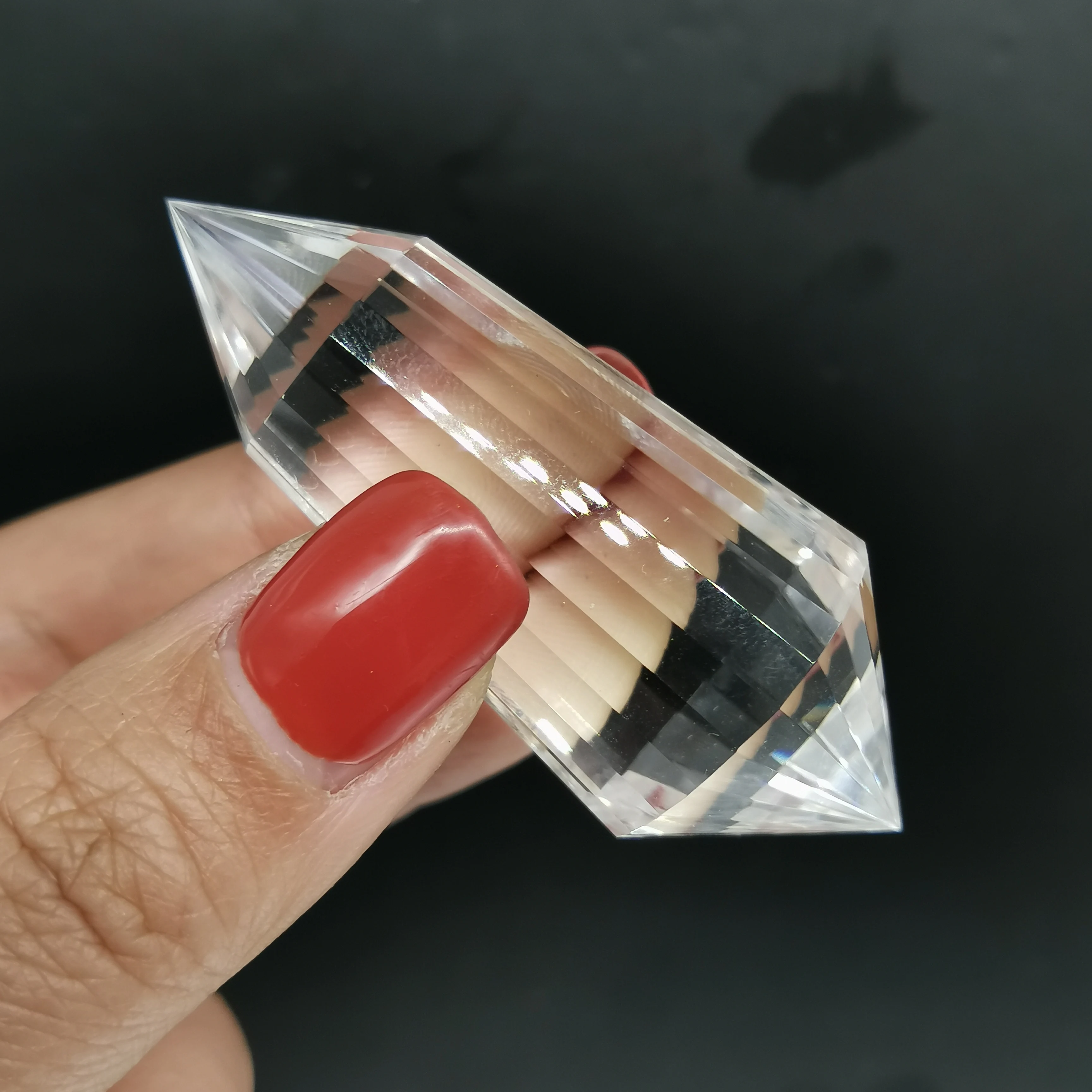 Высококачественный натуральный кристалл 38 г прозрачный кварцевый Vogel Healing