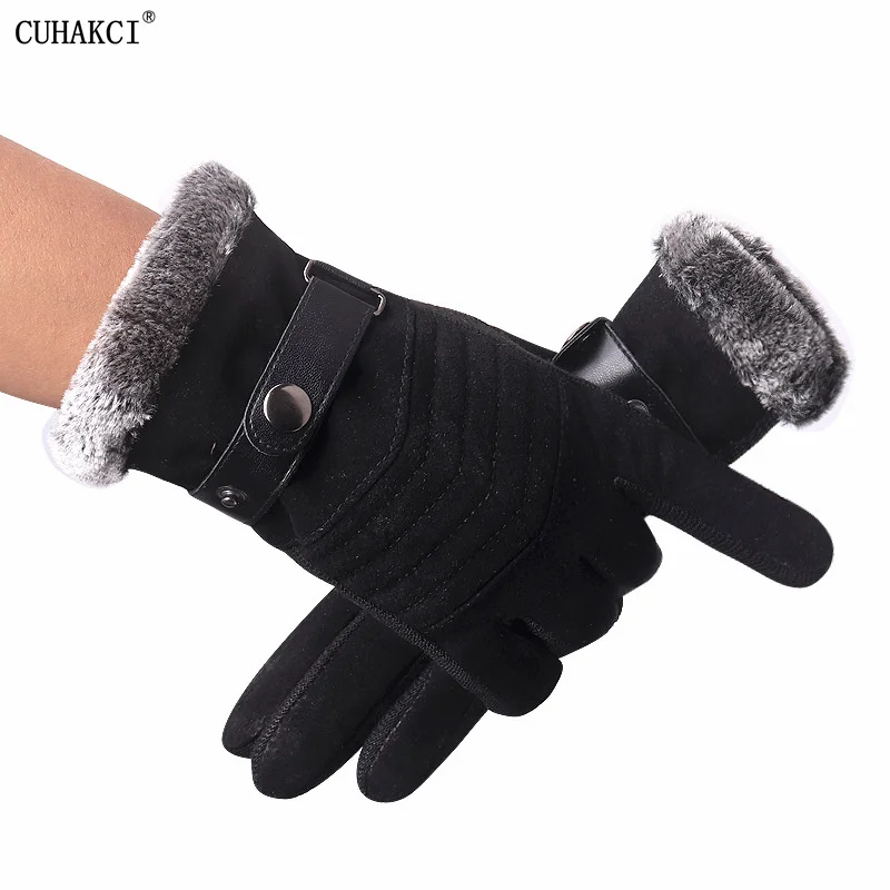 

CUHAKCI Women Men Winter Gloves Warm Thermal Antislip Touched Screen Mittens Cycling Outdoor Sports Running Snowboard Unisex