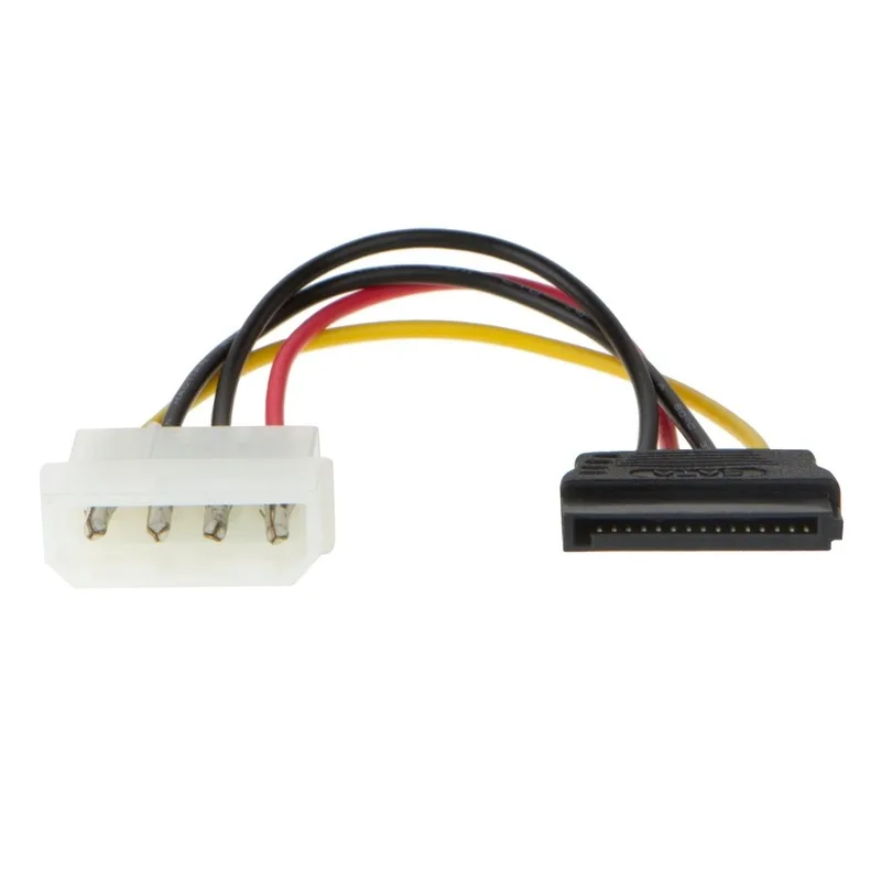 Molex to SATA [5-Упаковка] 4-дюймовый 4-контактный адаптер питания |