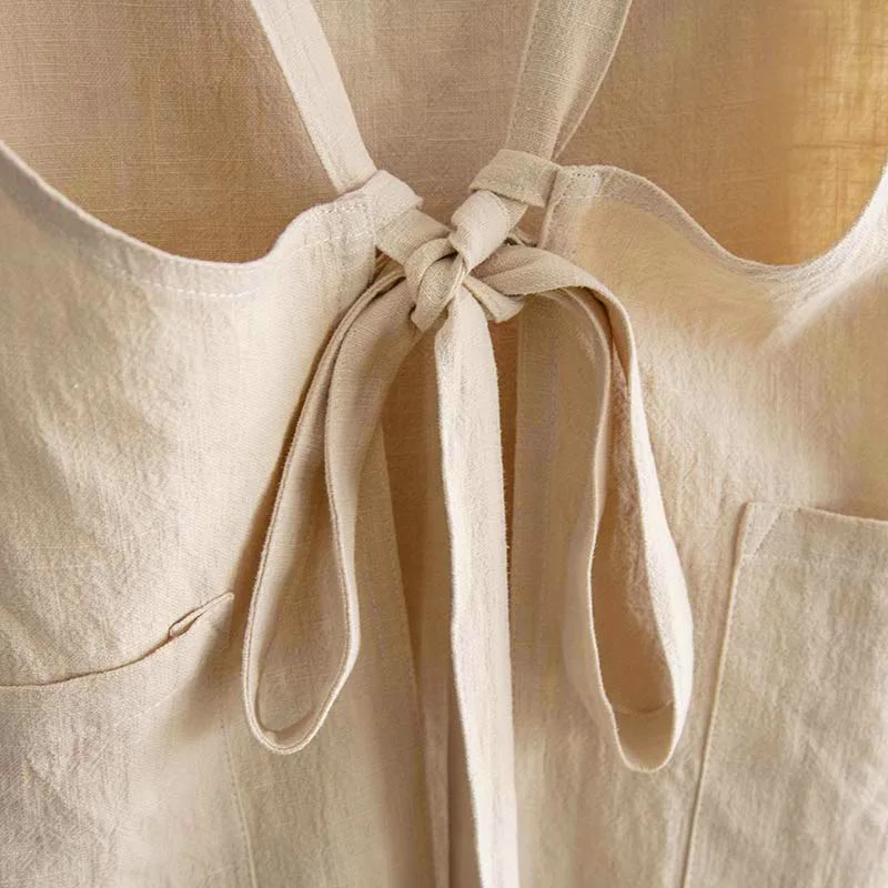 По индивидуальному заказу вискоза Лен фартук шеф повар Ero приятная на ощупь Кухня