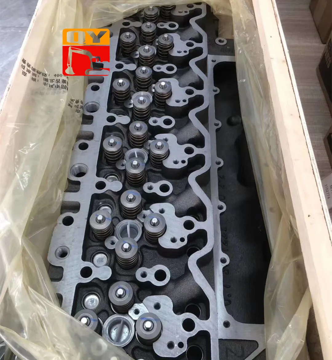 

6D125 engine cylinder head 6151-11-1101 for PC400-6 excavator engine parts cylinder head assy factory price on sale