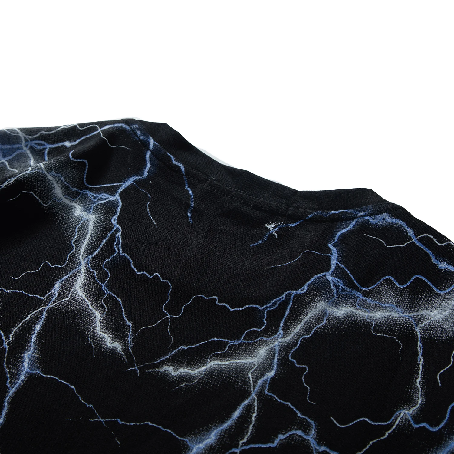 Женская летняя хлопковая футболка с коротким рукавом и принтом молнии | Мужская