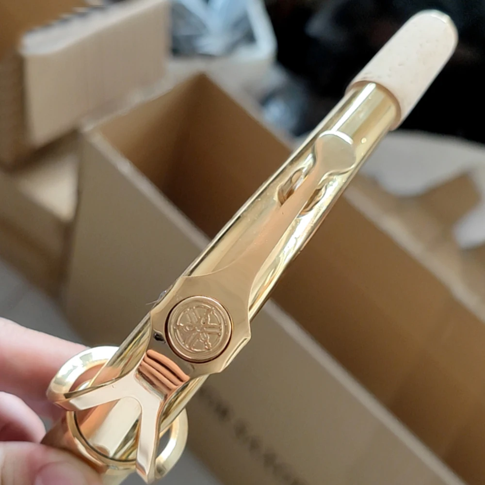 

Free Shipping Brand New MFC Eb Alto Saxophone Necks Professional Sax Necks Brass Accessories Gold Lacquer