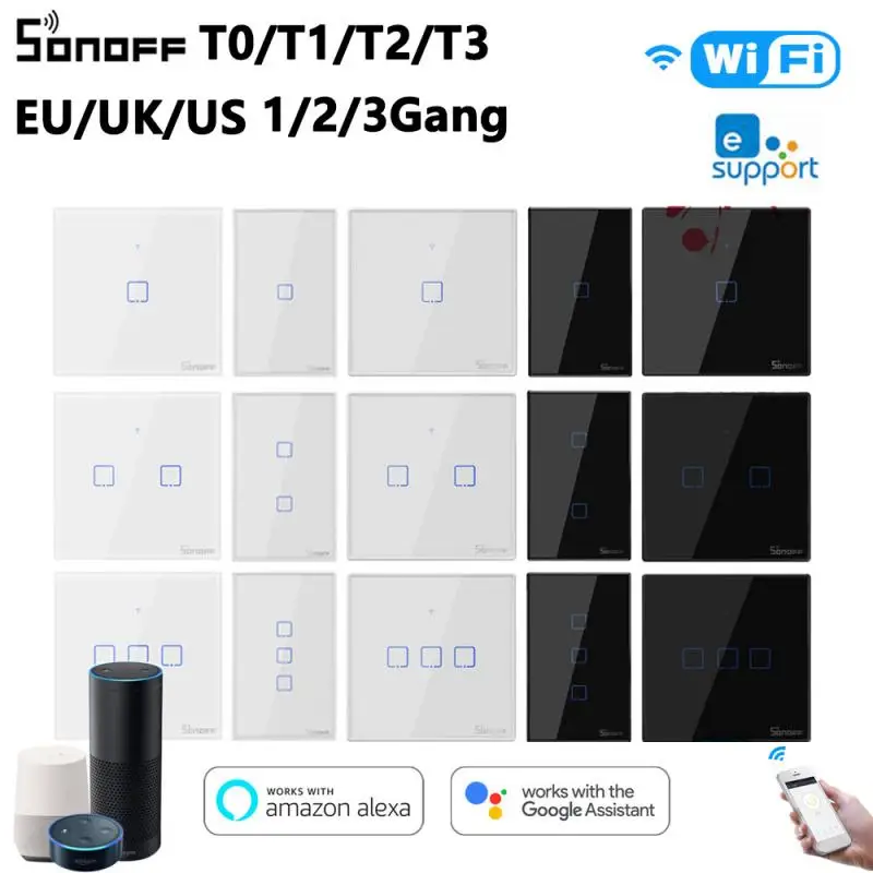 SONOFF Wi-Fi Радиочастотный пульт дистанционного управления настенный клейкий 433 мгц