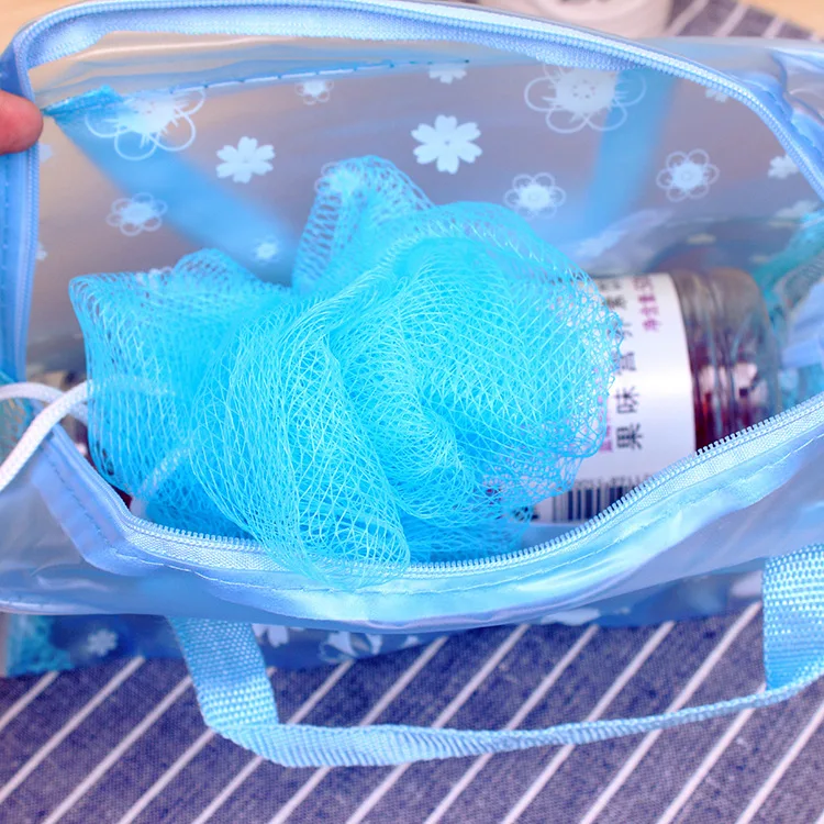 

Women Swimming Bag Handbags Transparent PVC Plastic Pool Beach Makeup Organizer Toiletry Storage PVC Bag