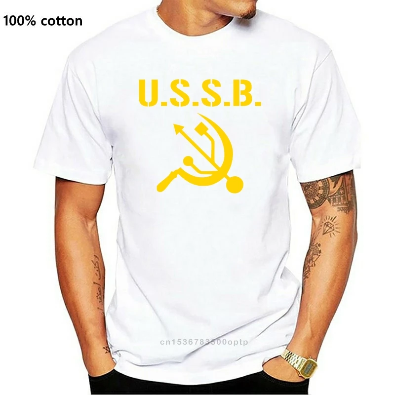 

New Men's U.S.S.B. / USSR / Soviet Union USB Parody t shirt Character tee shirt S-XXXL Clothes Interesting Comical summer co