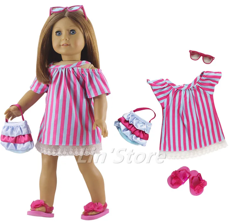 New Fashion Doll Clothes Dress Outfit for 18 inch American Doll Many Style for Choice a10
New Fashion Doll Clothes Dress Outfit for 18 inch American Doll Many Style for Choice a10