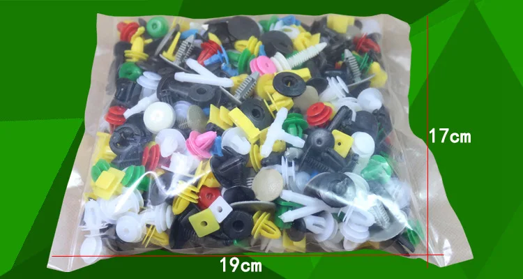 200PCS 100/200 шт Смешанные автомобильные крепежные зажимы для автомобильного бампера фиксатор заклепка Дверная панель крыло лайнер Универсальный подходит для автомобиля - Название цвета: 200PCS