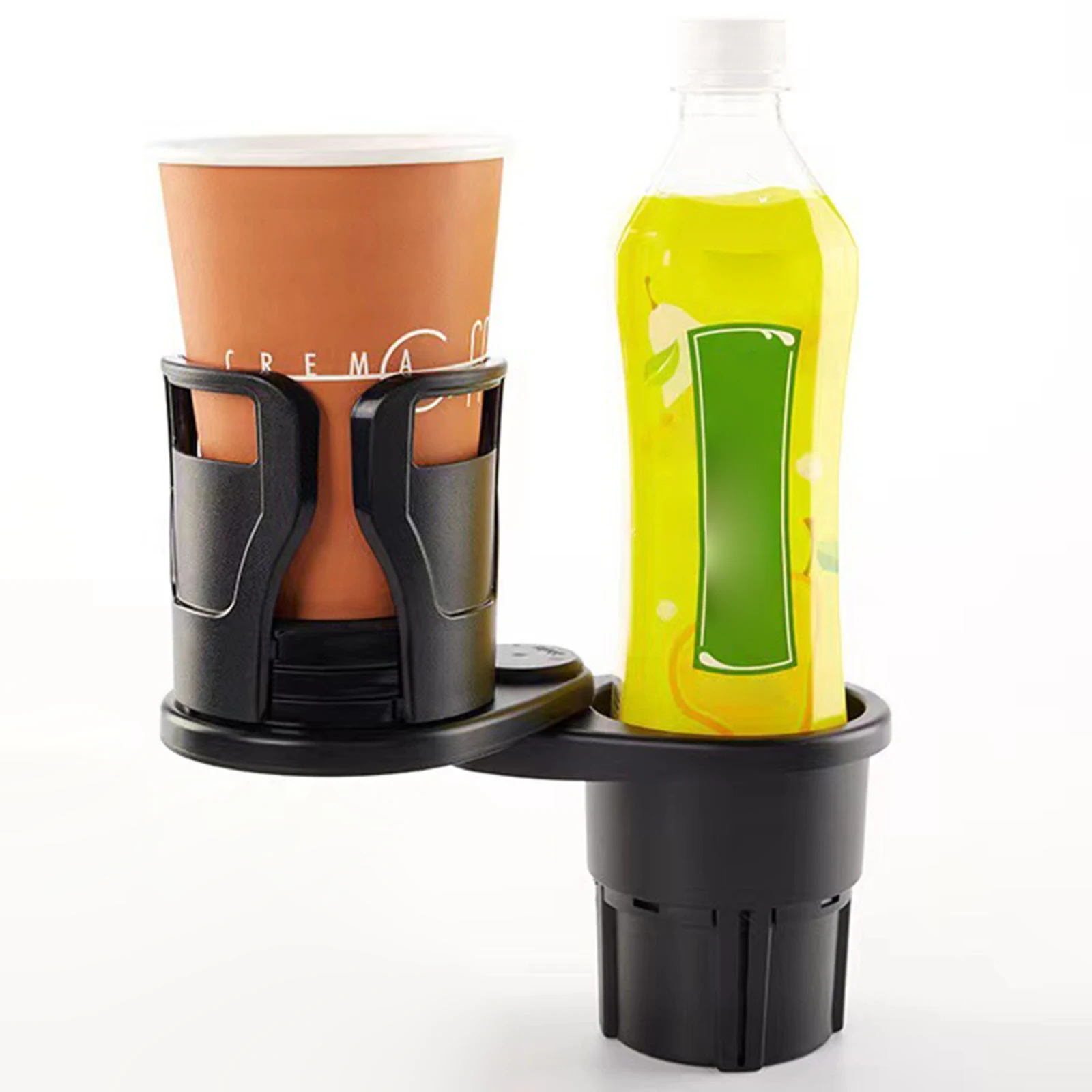 

Черный Автомобильный держатель для чашки, адаптер для расширителя, поворот на 360 градусов, автомобильный держатель для чашки, держатель для ...