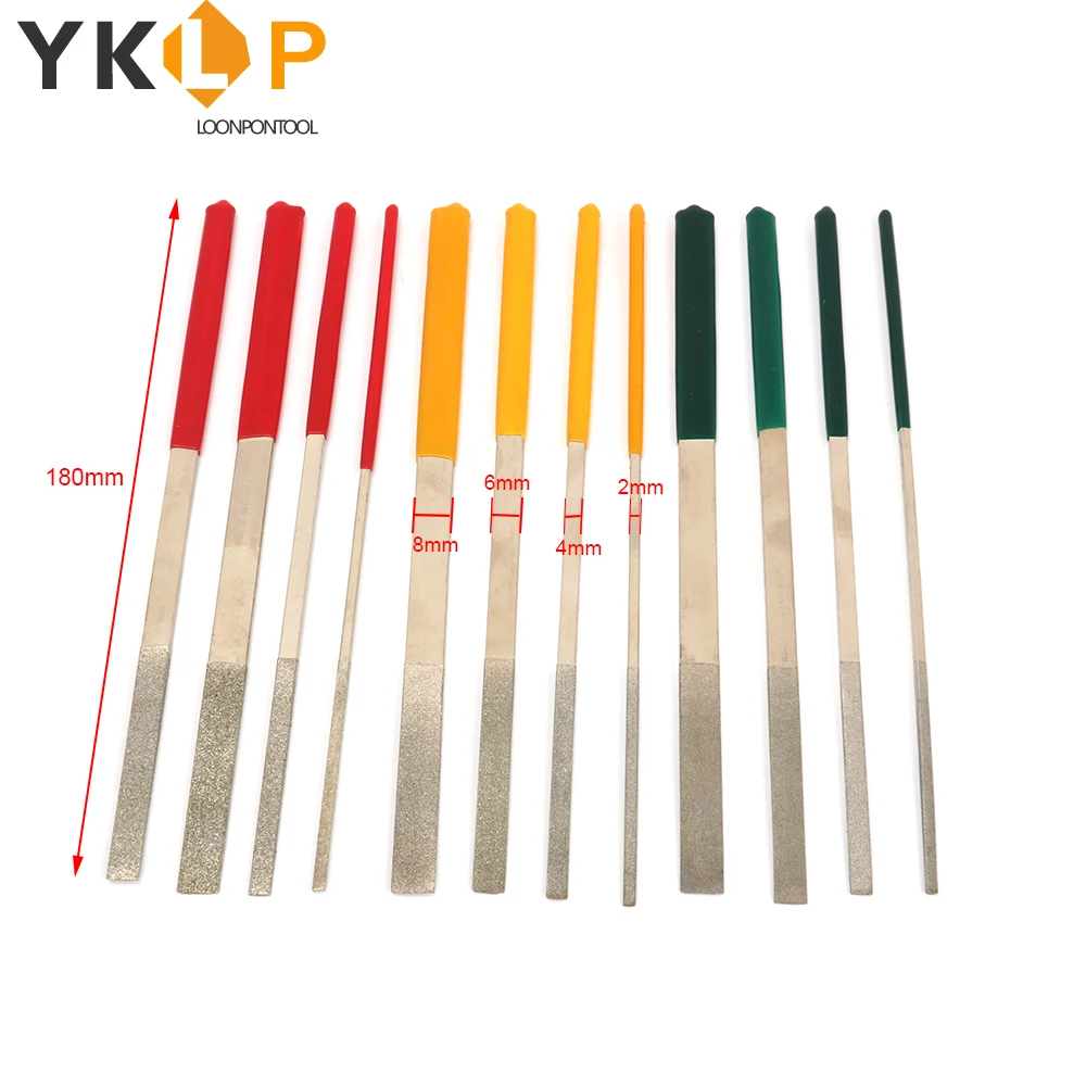 12 шт. набор инструментов для ремонта ювелирных изделий 7 дюймов 180 мм|Абразивные