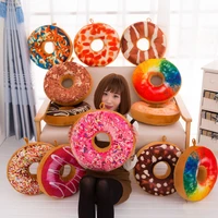 new plush soft donut doughnut food back cushion pillow saddle car set kids gift