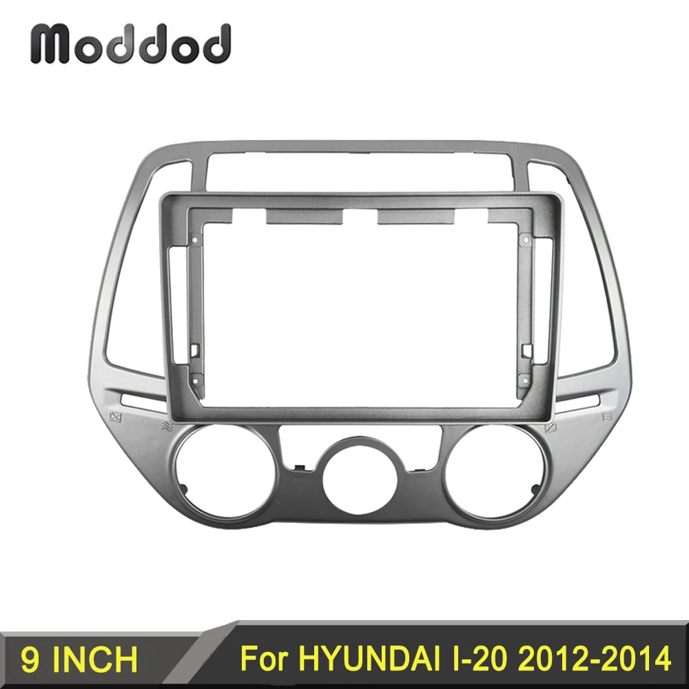 Fascia Fit For Hyundai I-20 2012-2014 Manual Auto Ac Audio Android Player Frame Stereo Panel Dash Mount Kit