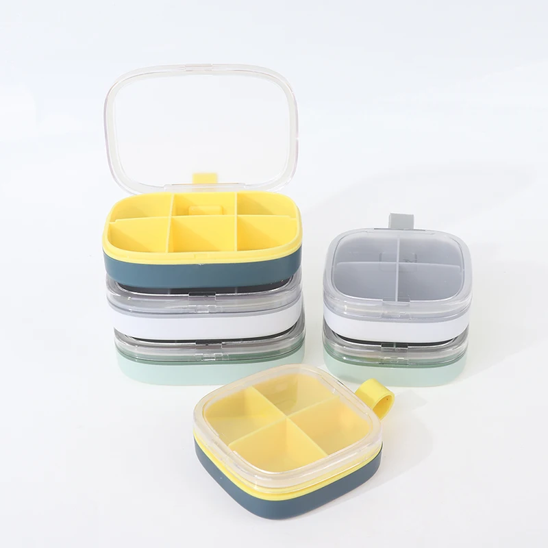 

1 шт., портативный пластиковый чехол для таблеток