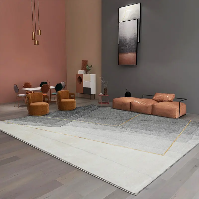 Роскошные ковры для гостиной дома в скандинавском стиле мягкий напольный ковер