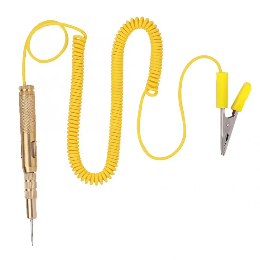 

6V-24V Car Circuit Tester Probe Light System Test Probe Lamp Auto Light Lamp Voltage Test Pen Detector Copper Tester