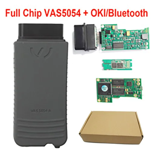 Новейший ODIS 5,16 полный чип VAS5054A OKI Bluetooth Авто сканер vas 5054a Поддержка UDS протокол VAS5054 автомобильный диагностический инструмент онлайн - Цвет: Carton Box pack5.16
