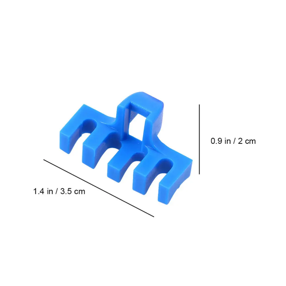 

4pcs Badminton Racket Stringing Machine Tool Load Spreader Adapter Attachment (2 Blue and 2 Rose Red)