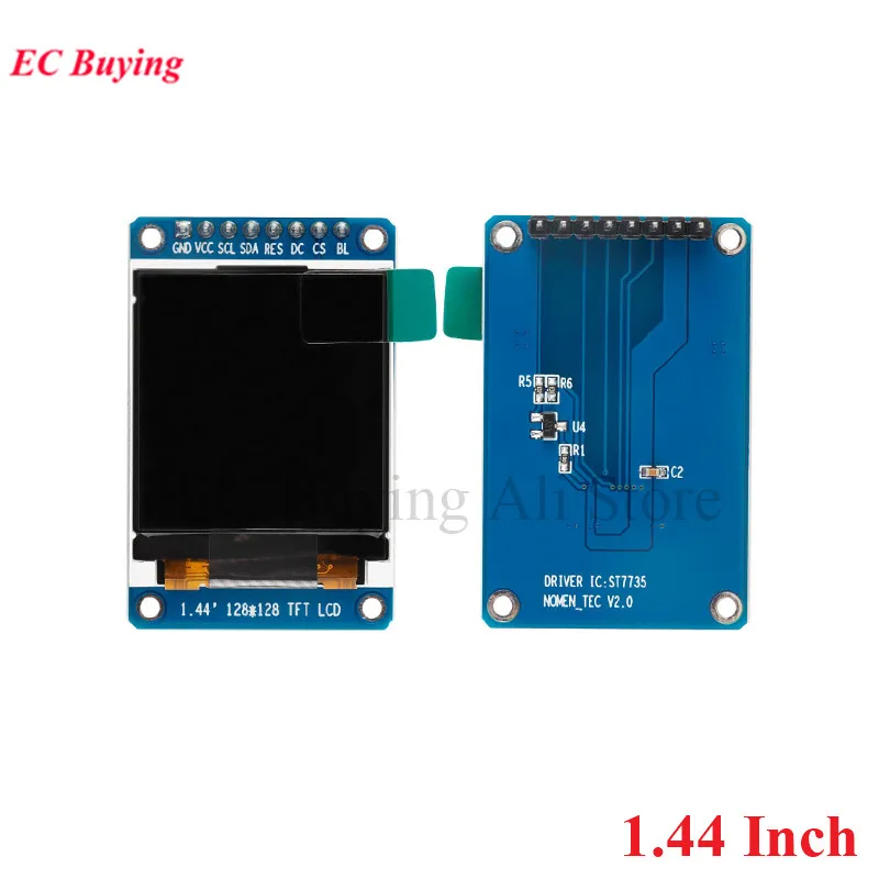 TFT-дисплей 0 96 1 3 44 8 дюймов IPS 7P SPI HD 65K полноцветный ЖК-модуль ST7735 / ST7789 Привод IC 80*160
