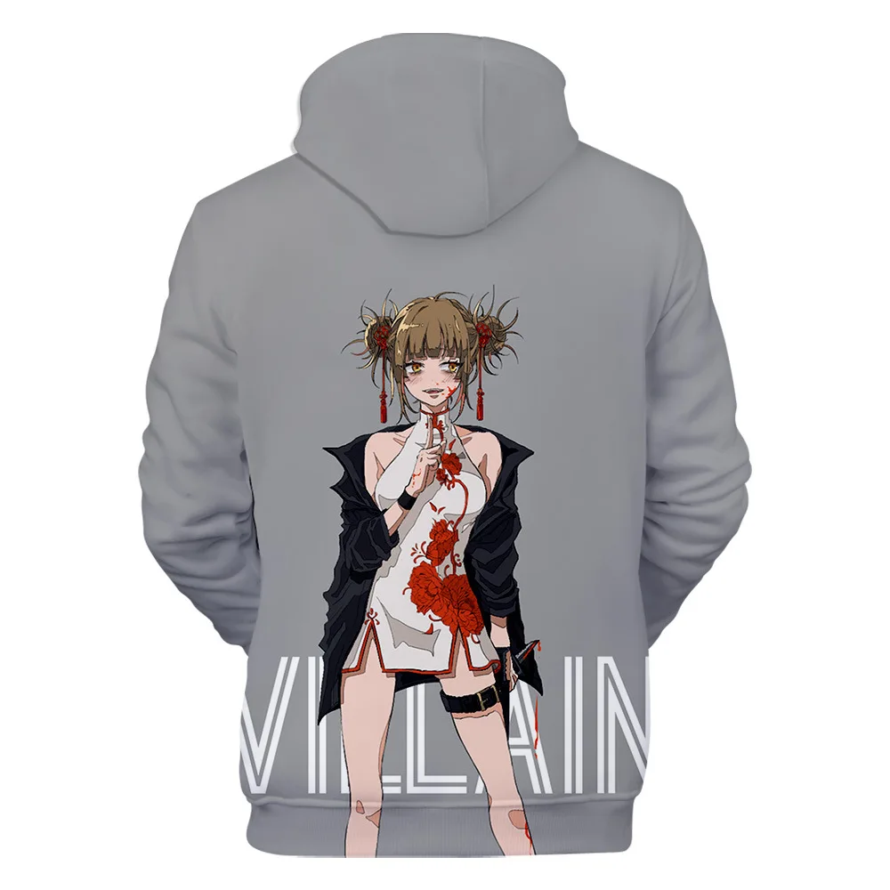 Аниме My Hero Academy химико Тога JK Косплей Костюм с 3D принтом Boku No Hero Academy забавная Толстовка для мужчин и женщин Повседневная Толстовка