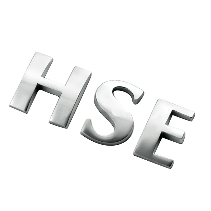 Матовая серебряная буква HSE наклейка задняя Задняя эмблема для Land Rover Range