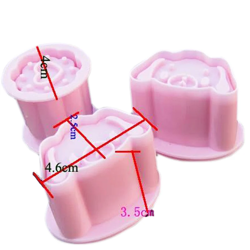 Ветер цветок 3 шт./компл. DIY форма печенья в форме собаки для трехмерная мультяшная