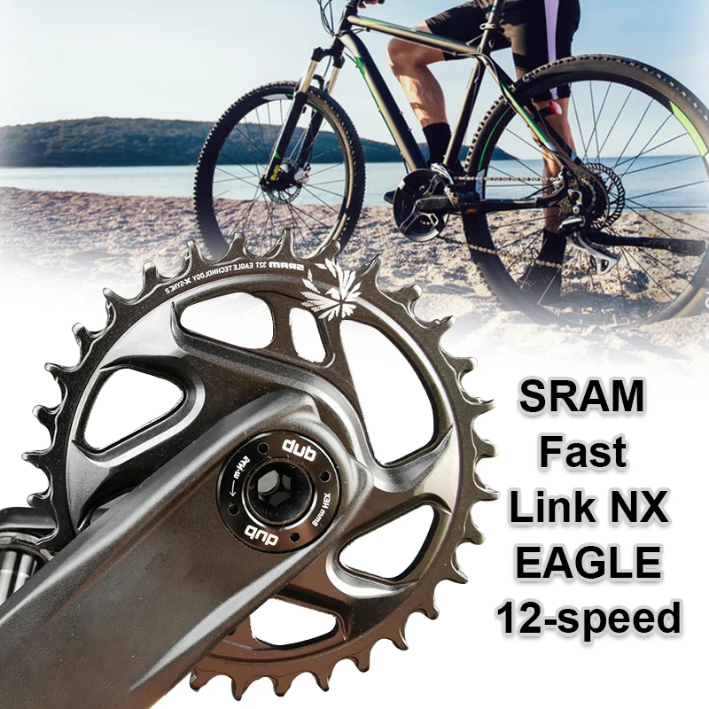 

Звездообразная звезда SRAM NX EAGLE 12S 32T, коленчатая звезда для горного велосипеда, звездообразная Звездочка с аксессуарами JC