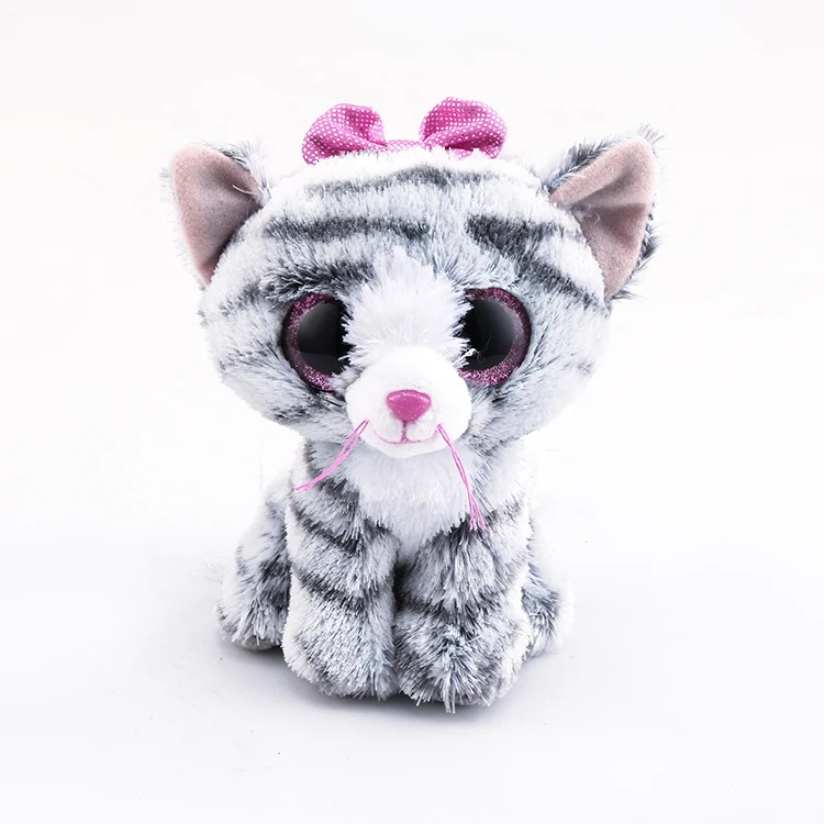 13 Ty Big Eyes Сова Единорог кошка слон Пингвин Леопард лисица собака кролик Жираф панда обезьяна чучела животных плюшевая игрушка - Цвет: 13