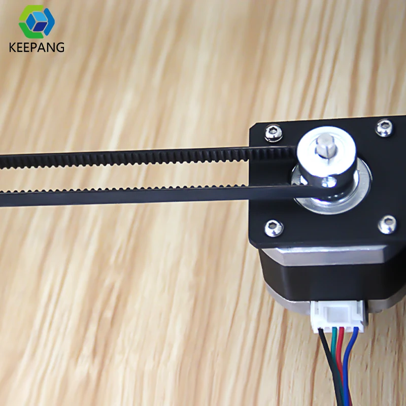 Зубчатый шкив GT2 с направляющим колесом диаметром 16 или 20 зубьев, отверстием под вал диаметром 3 или 5 мм, шириной зубьев 6 или 10 мм, из алюминия. Для запчастей 3D-принтера Reprap.