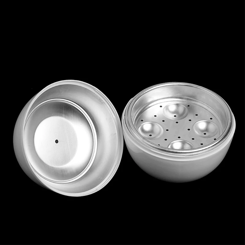 

Egg Steamer Maker White Ball Shaped Boiler Home Tool Boiler Cooker Novelty Kitchen Accessories Retailsale