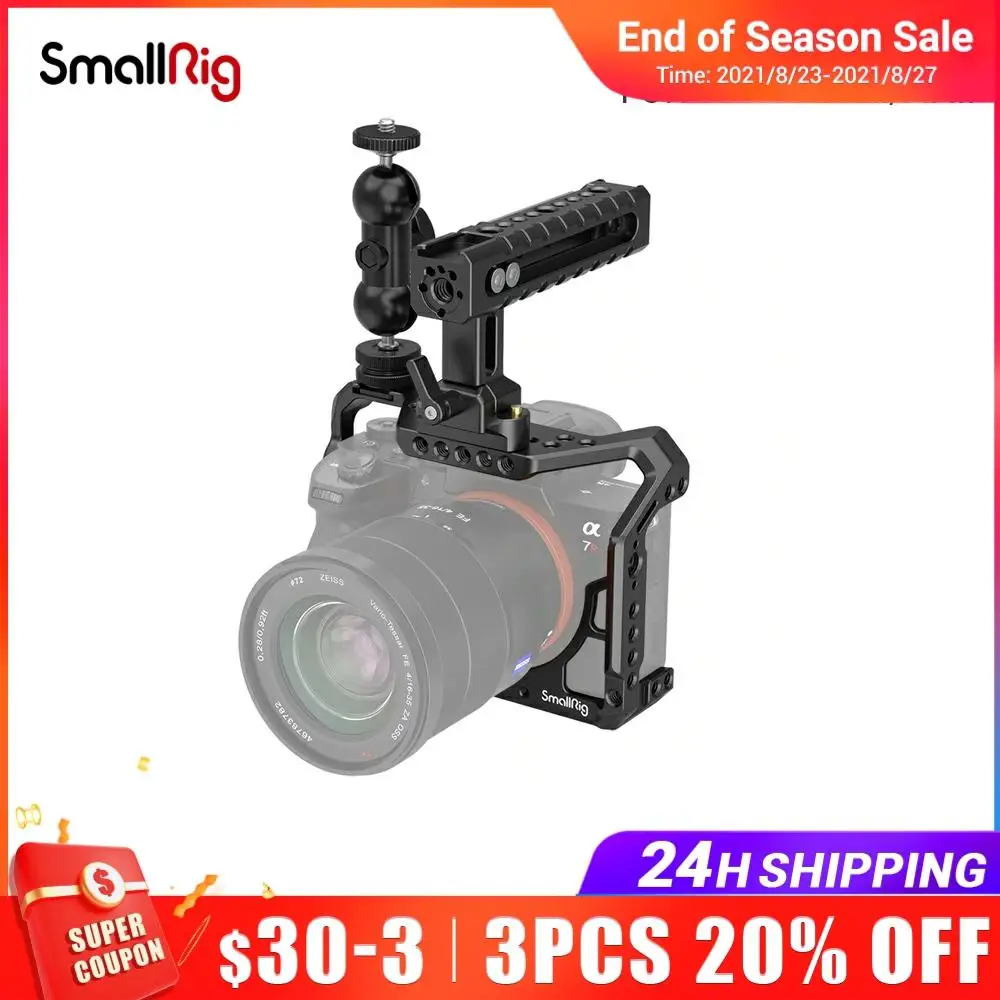 Комплект клетки SmallRig a7m3 a7iii для камеры Sony A7RIII/A7III клетка с ручкой в стиле НАТО +