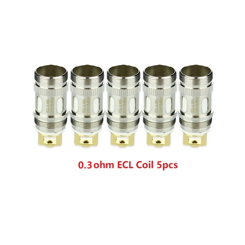 0.3ohm coil 5pcs Оригинальная батарея Eleaf Ijust 3 Vs Eleaf Ijust S батарея Vs Eleaf IJust ECM батарея со встроенным аккумулятором 3000 мАч электронная сигарета - Цвет: 0.3ohm coil 5pcs