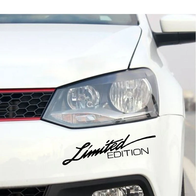 

1PCS Black white Car Auto Reflective Cars Stickers Car personality Waterproof Decal Vinyl Racing Car Sticker