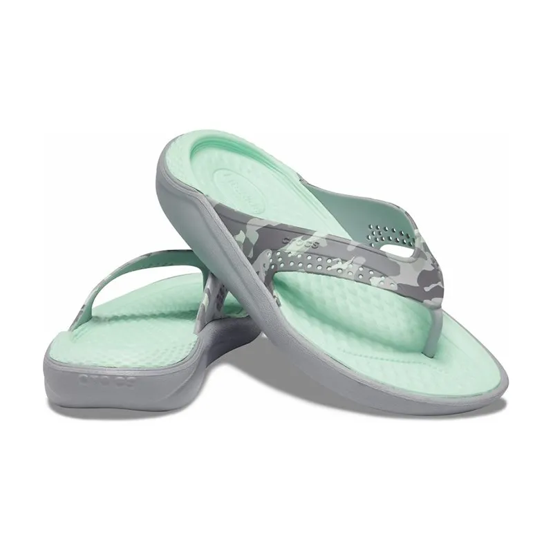 CROCS LiteRide Printed Camo Flip UNISEX|Пляжные и уличные сандалии| |