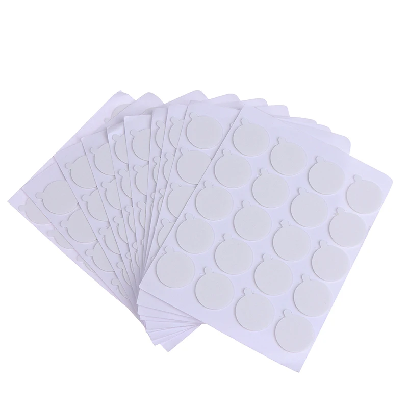 

5Sheets=100PCS White Candle Wick Stickers Double-sided Adhesive Dots For Candle Making 20mm
