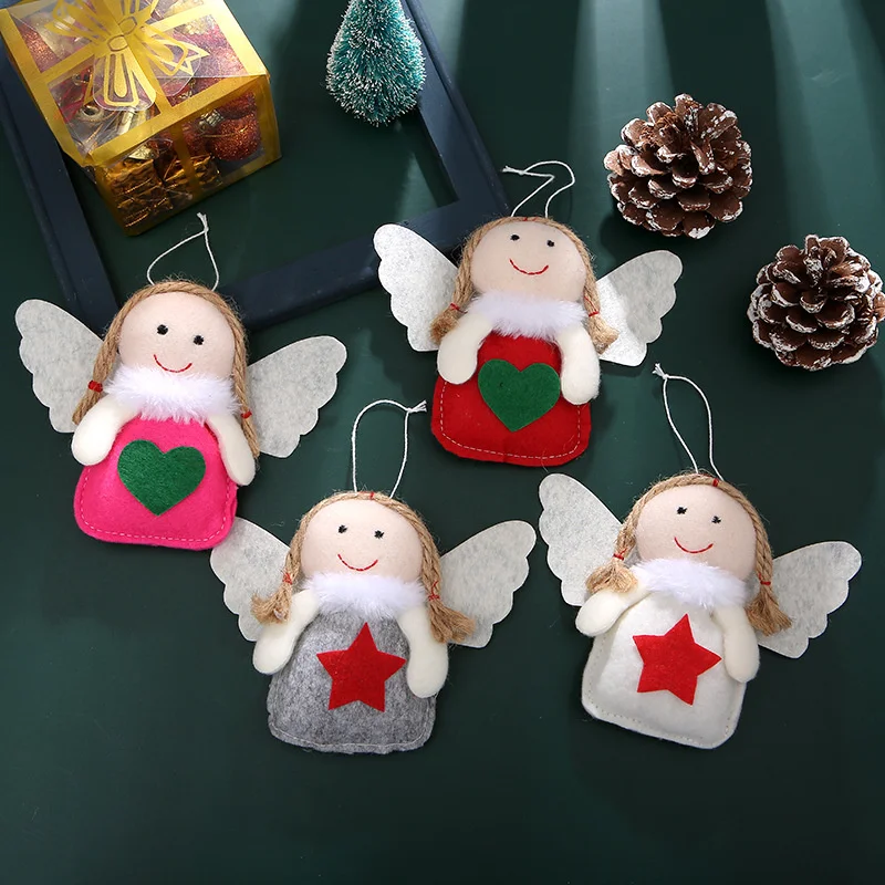 

Cute Angel Doll Girl Gift Christmas Decoration Tree Pendant Hanging Ornament Christmas Decoration For Home Xmas navidad