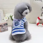 Одежда для собак, жилет для маленьких собак, летняя тонкая мультяшная футболка для домашних животных, кошка Тедди, померанский Французский бульдог, очень красивый парень