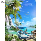 EverShine полноразмерная алмазная живопись морской тематики, алмазная вышивка водопад стразы, мозаика, живописная картина, подарок ручной работы