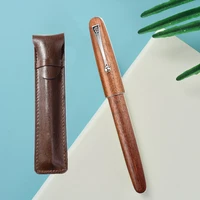 jinhao new wooden fountain pen high quality 0 7mm nib 2 colors luxury wood ink pens business gifts writing office school supply