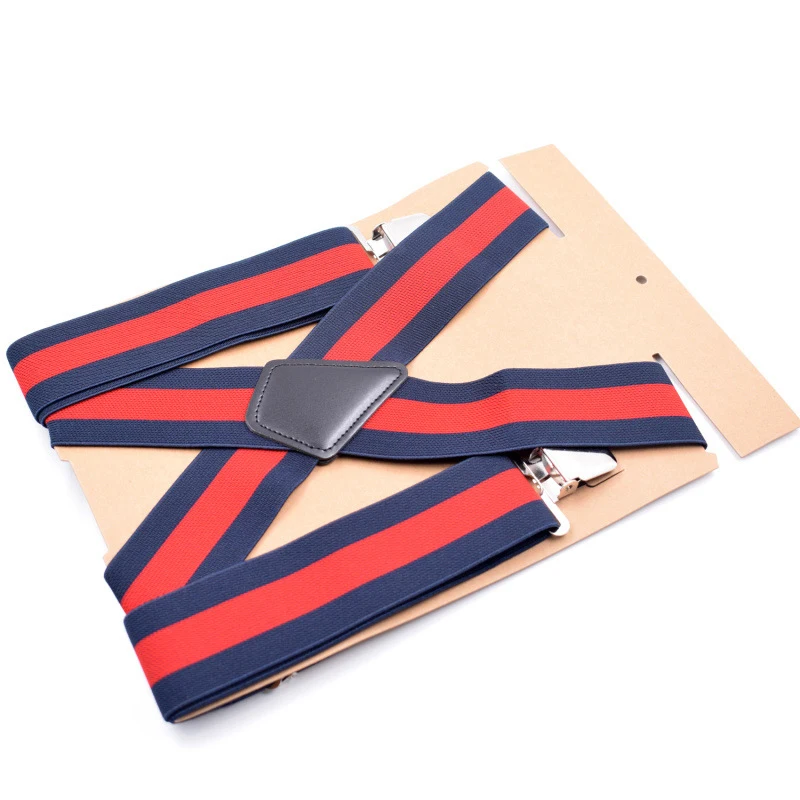 Подтяжки для мужчин тяжелые металлические зажимы штанов и брюк большие размеры 5