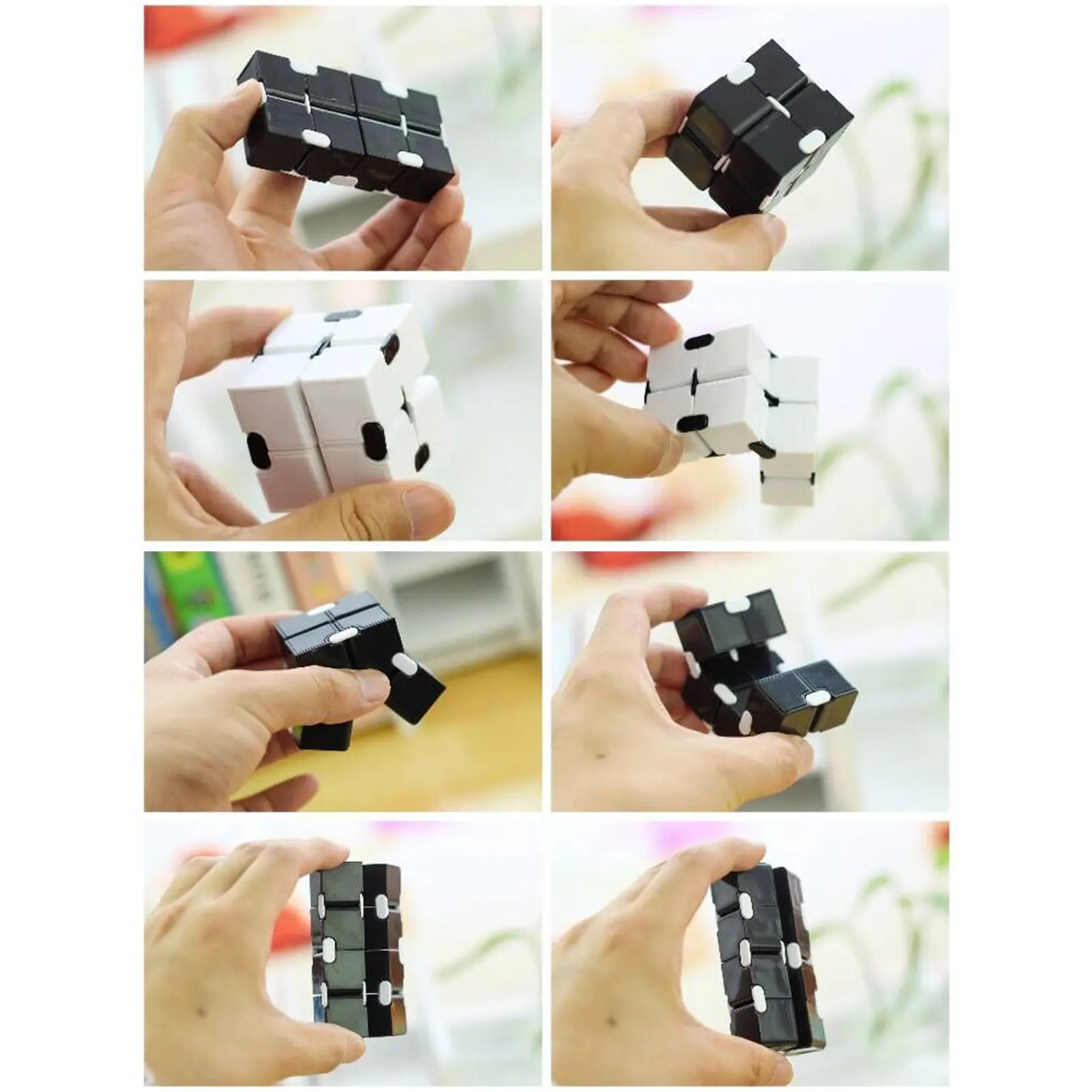 

Children Adult Decompression Toy Infinity Magic Cube Square Puzzle Adults Relieve Stress Funny Hand Game Four Corner Maze Toys