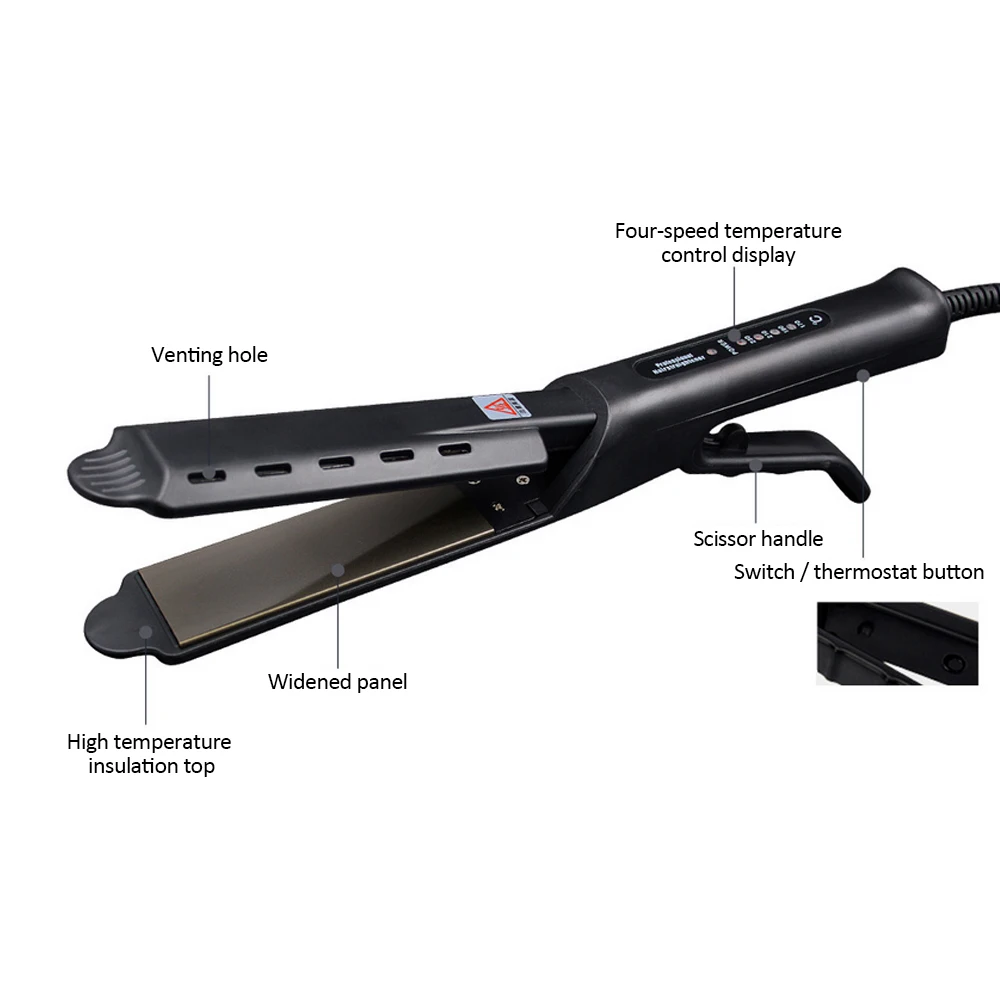 Professional Salon Ceramic Tourmaline Ionic Flat Iron Hair Straightener Salon Glider hair straightening hair styling accessories