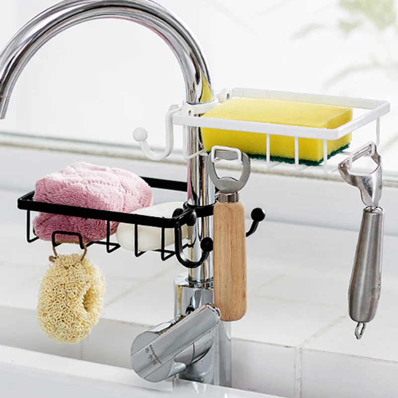 Полка для смесителя кухонная полка хранения из нержавеющей стали губка салфетка