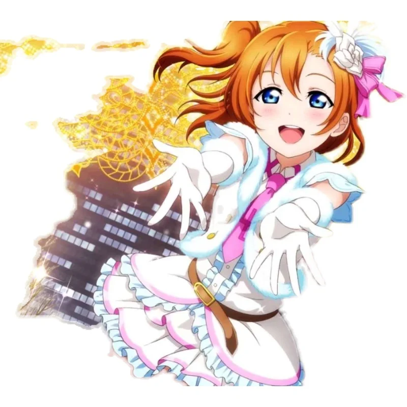 Аниме Love Live Lovelive Kousaka Honoka Снежная галяция форма сценическое платье косплей костюм