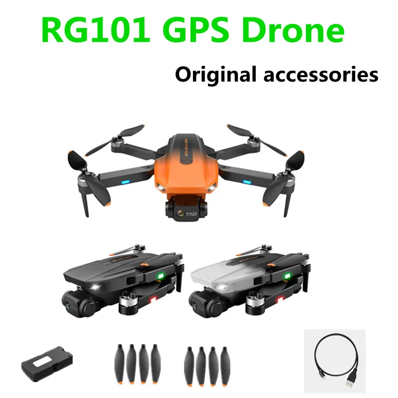 

RG101 Drone Original Accessories Battery 7.4V 3000mAh Propeller Maple Leaf /USB Cable Use For RG101 Drones Spare Parts