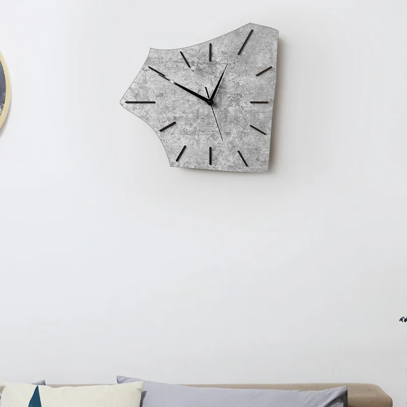 

Настенные часы в скандинавском стиле, абстрактные креативные модные современные домашние бесшумные настенные часы для гостиной, домашний декор HX50WC