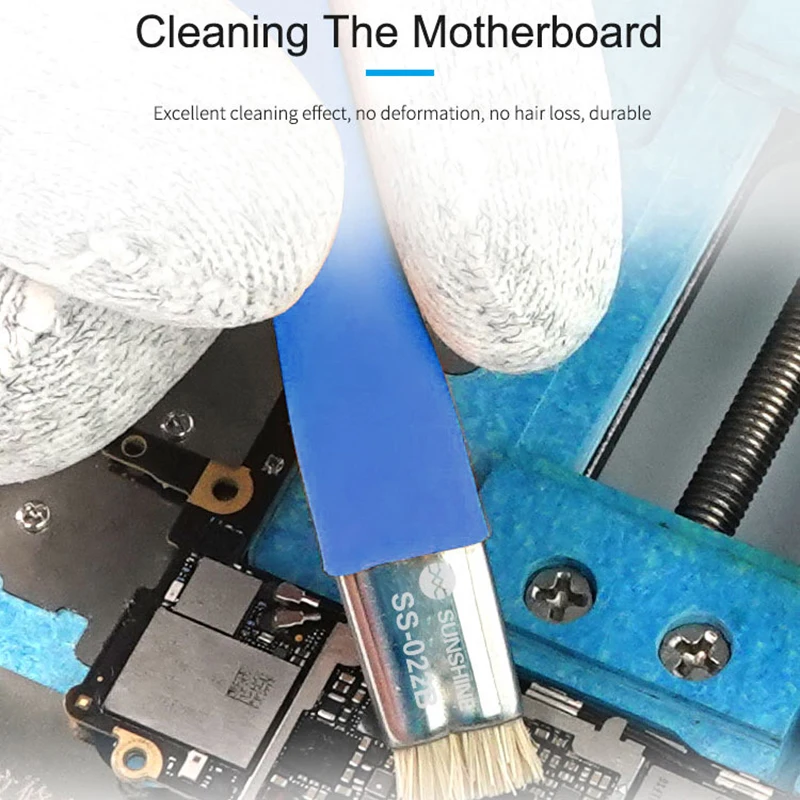 Антистатическая двусторонняя щетка двойного назначения для iPhone Samsung IC чип