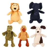 pet dog toy linen plush animal toy dog chew squeaky noise cleaning teeth toy chew training supplies bite resistant chew toy