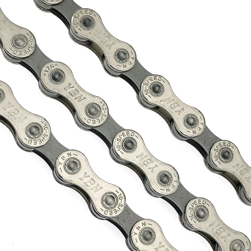 YBN S10.93 Никель покрытием 116 Связь 10 Скорость цепи для Shimamo SRAM MTB руль шоссейного