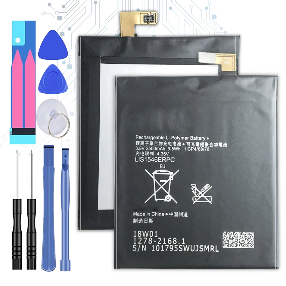 

Original Kikiss For Sony Xperia C3 T3 C 3 D2533 M50W D5103 S55T S55U D2502 Phone 2500mA LIS1546ERPC Battery +Tracking Number